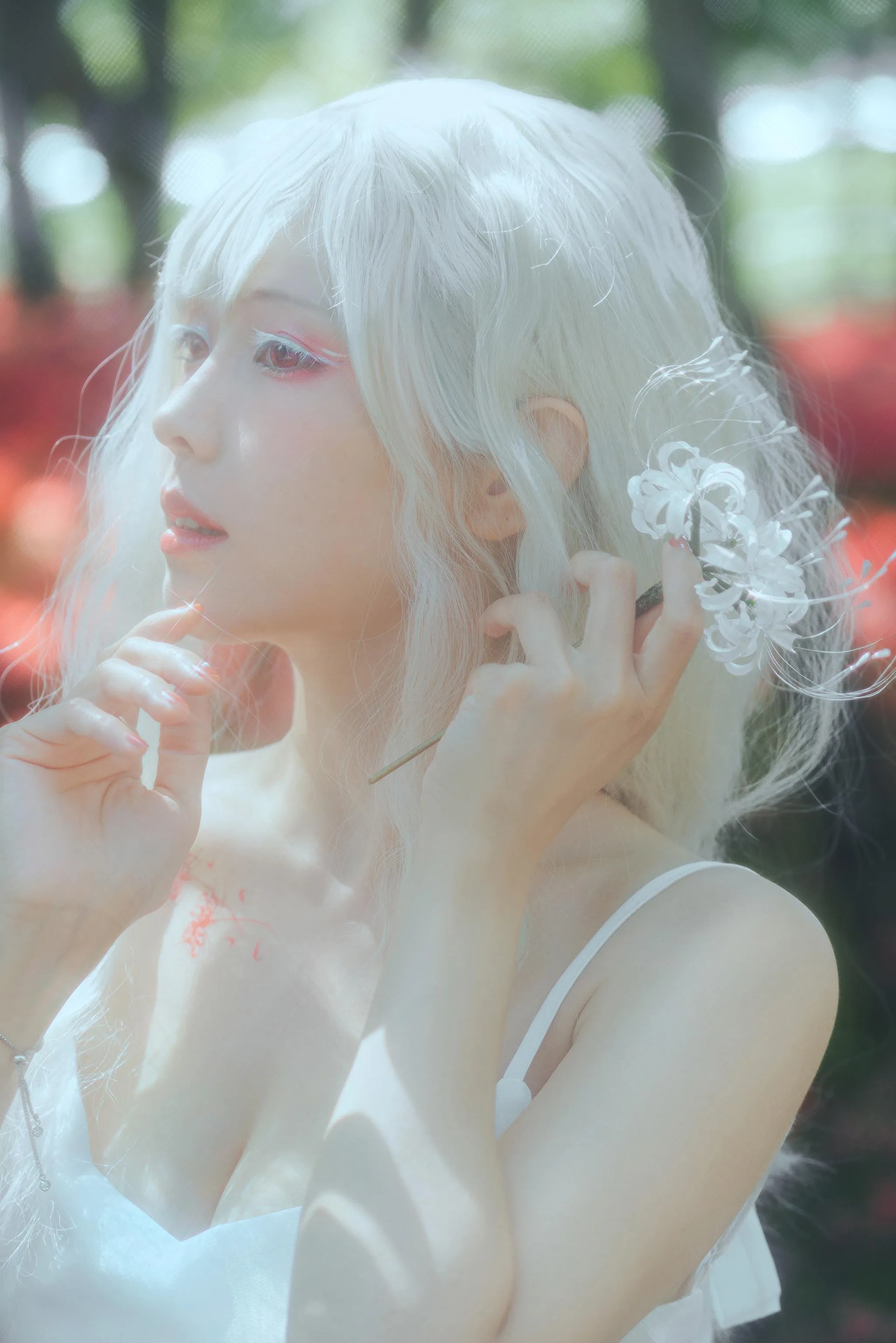 ElyEE子 – NO.129 23年10月订阅-B-White spider lily 白瓷彼岸 [27P]插图3